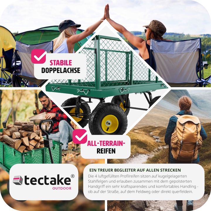 Produktbild tectake Bollerwagen