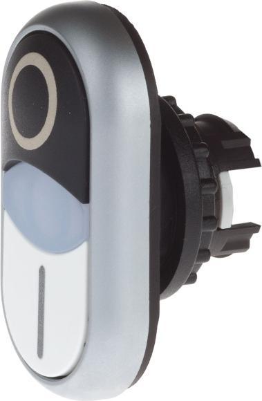 Actual product image Eaton Double push-button, RMQ titanium, button I and 284832