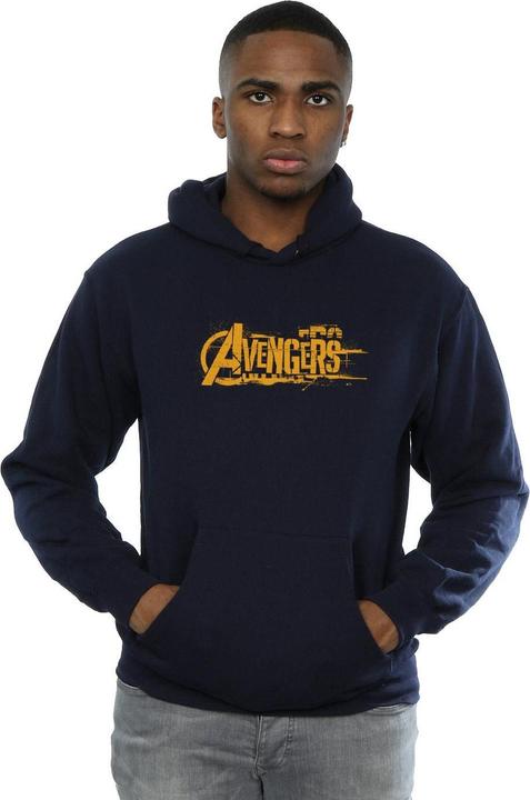 Produktbild Avengers Infinity War Orange Logo Hoodie (XXL)