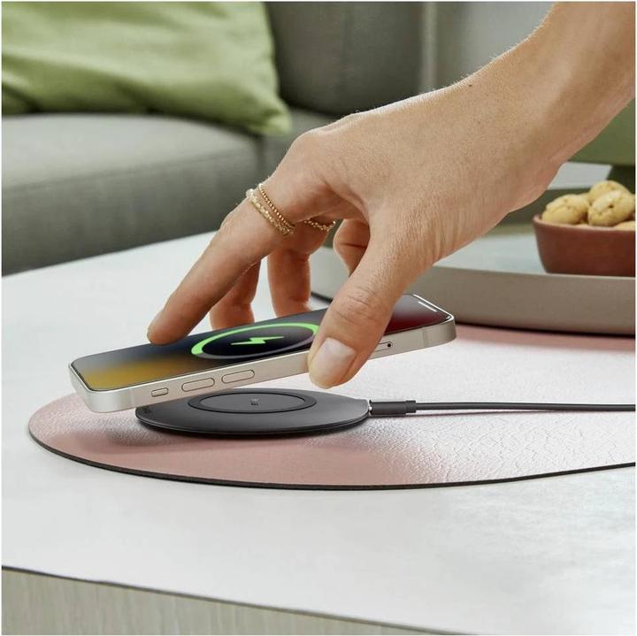 Produktbild Hama Wireless Charger, kabelloses Smartphone-Ladepad, 15 W, Schwarz (15 W)