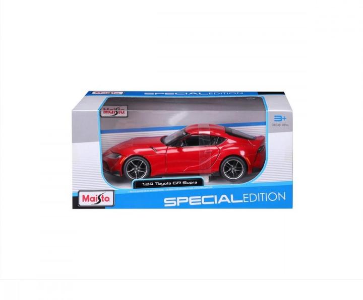 Actual product image Maisto Toyota Supra GR 1/24 red