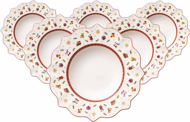 Produktbild Villeroy & Boch Multipack Toy"s Delight Suppenteller weiss - 6 Stück (6 x, 26.40 cm)