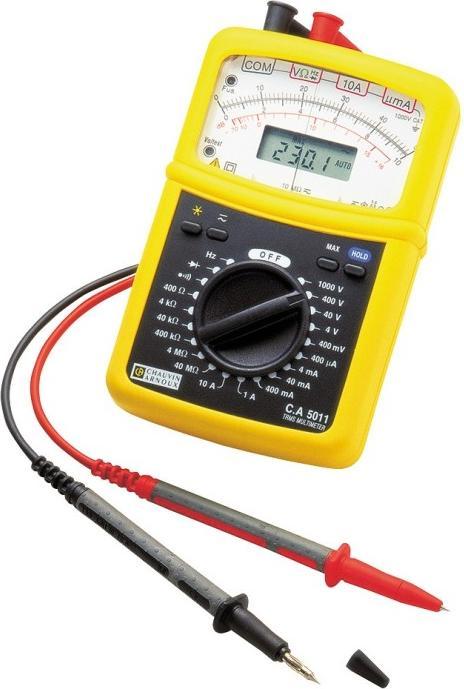 Produktbild Chauvin Arnoux Hand-Multimeter analog, digita (CAT III 1000V, CAT IV 600V)
