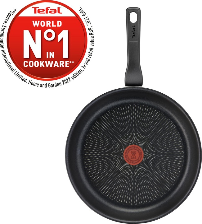 Immagine prodotto Tefal Padella TITANIUM FORCE 28cm (28 cm, Padella per friggere, Alluminio)
