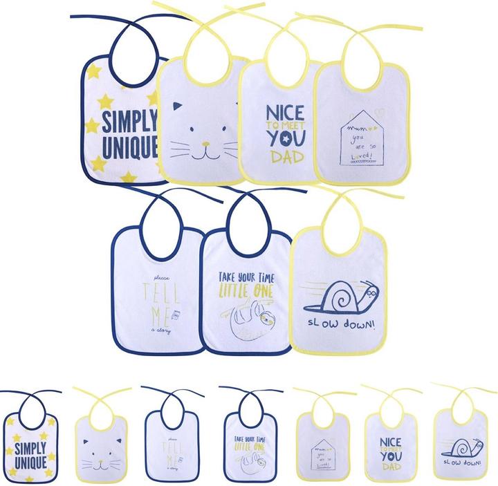Actual product image Baby Care Bavoir bébé set de 7 pièces
