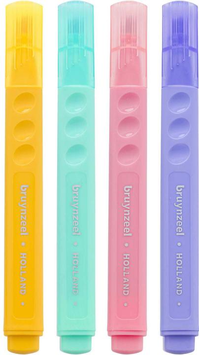 Bruynzeel Kit de surlignage pastel | 4 couleurs (Multicolore, 4 x)