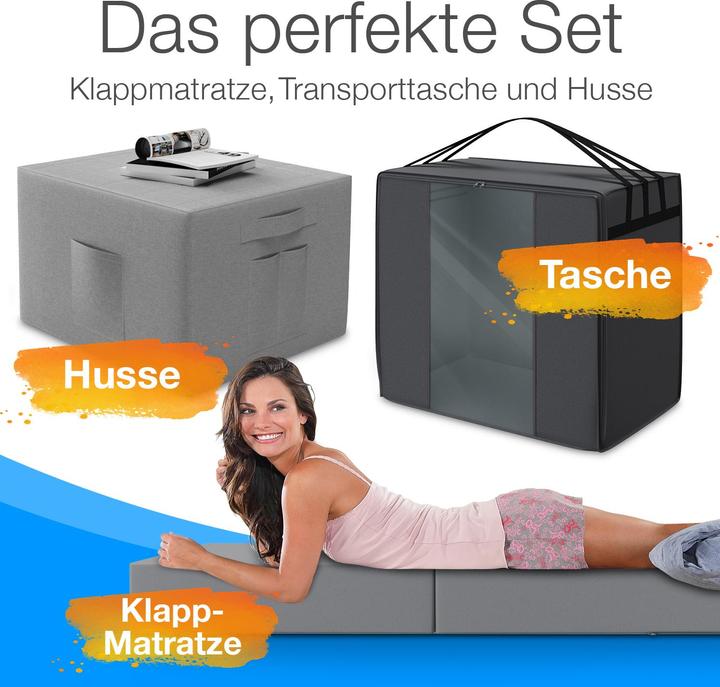 Actual product image Bestschlaf Folding mattress incl. cover & transport bag (75 x 195 cm, Foam core)