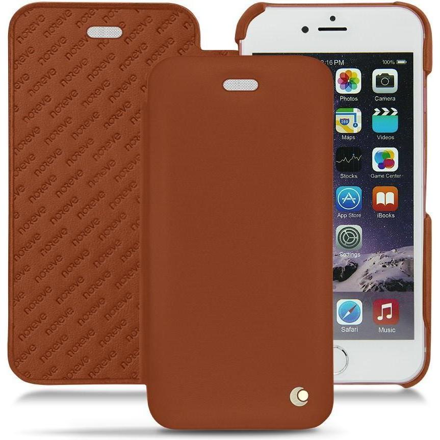 Thumbnail - Noreve Lederschutzhülle horizontal (Apple iPhone 6s Plus), Smartphone Hülle, Braun