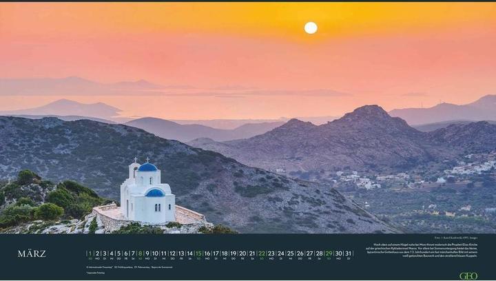 Produktbild Neumann GEO Sehnsuchtsorte 2026 - Wand-Kalender - Reise-Kalender - Poster-Kalender - 58x36 (58 x 36 cm)