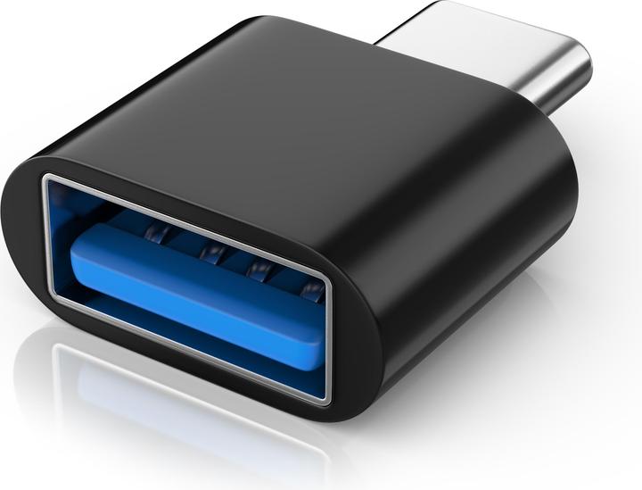 Produktbild CSL Adapter Stecker USB-A auf USB-C Buchse, USB 2.0, 480 Mbit/s Transfer, für Handy & Tablet, Plug&Play (USB Typ-C)