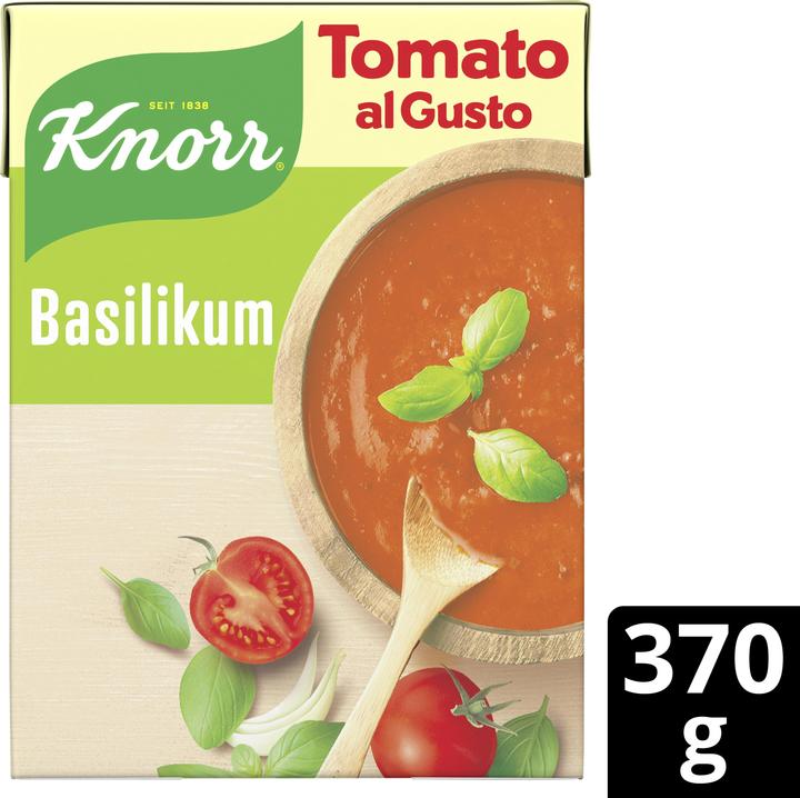 Actual product image Knorr Tomato al Gusto Basilikum (370 g)