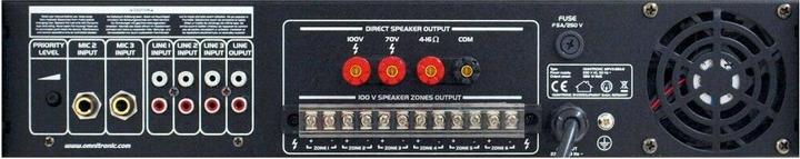 Actual product image Omnitronic MPVZ350.6 Mixing amplifier (Tube preamplifier)