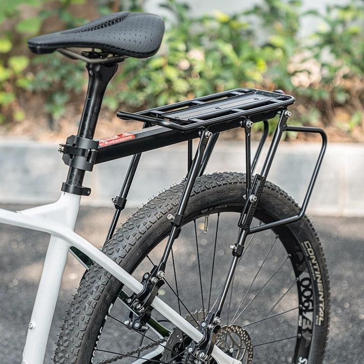 Actual product image Rockbros 33210004001 bicycle rack with shelf - black