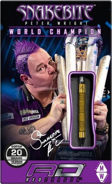 Produktbild Red Dragon Softdart Peter Wright Euro 11 Element Gold 20g (20 g)