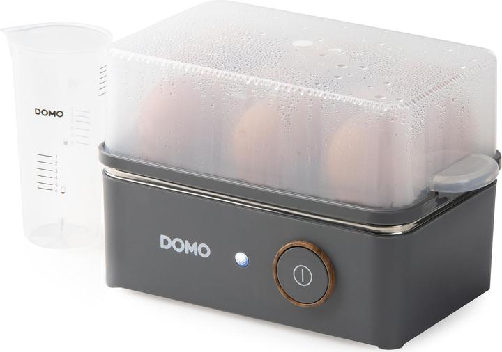 Produktbild Domo DO 9283 EK Eierkocher bis 6 Eier matt grau