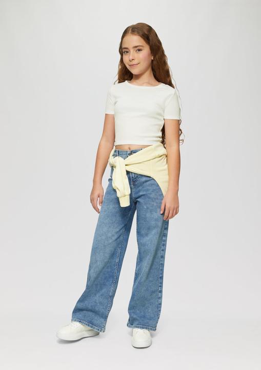 Image du produit S.Oliver T-Shirt Verkürztes Rippshirt im Slim Fit (170, 176)