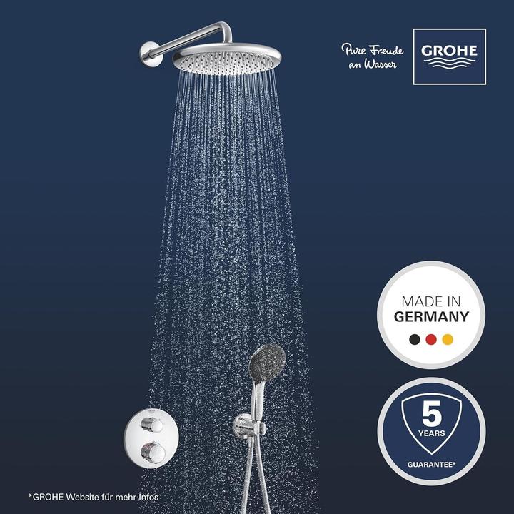 Actual product image Grohe Precision Thermostat Duschsystem Unterputz mit Vitalio Start 250 (1 Strahlart) und Vitalio Comfort 1