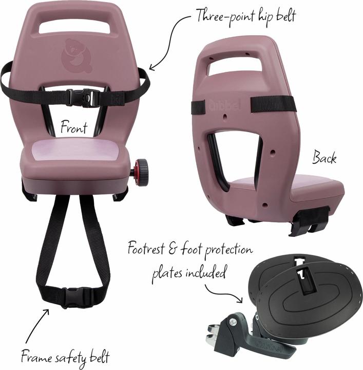 Produktbild Qibbel Widek Junior Kindersitz (Gepäckträger (hinten))