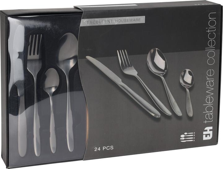 Image du produit WMF Set de couverts en acier inoxydable (24 pièce(s), Set de couverts)