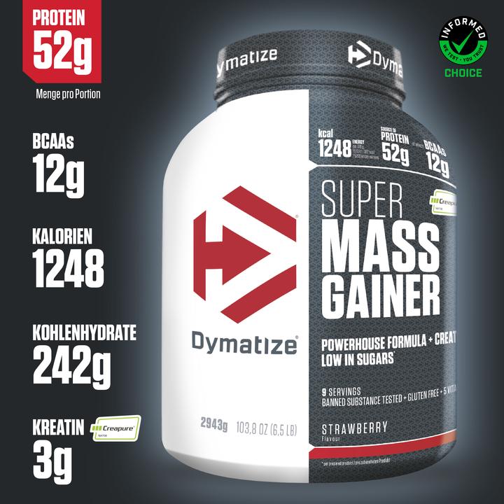 Produktbild Dymatize Super Mass Gainer (2943 g, 1x, Erdbeere)