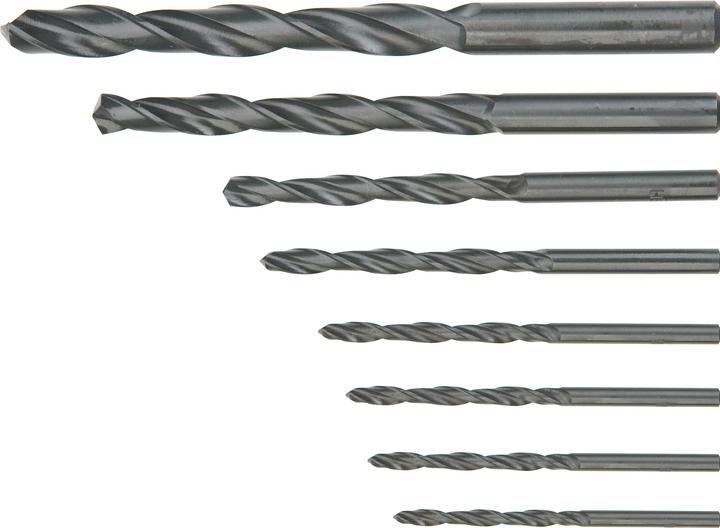 Produktbild TOP Wiertło do metalu HSS walcowe 7 4 5 3 6 10 8 9mm komplektas (60H708) (3, 4, 5, 6, 7, 8, 10, 9 mm)