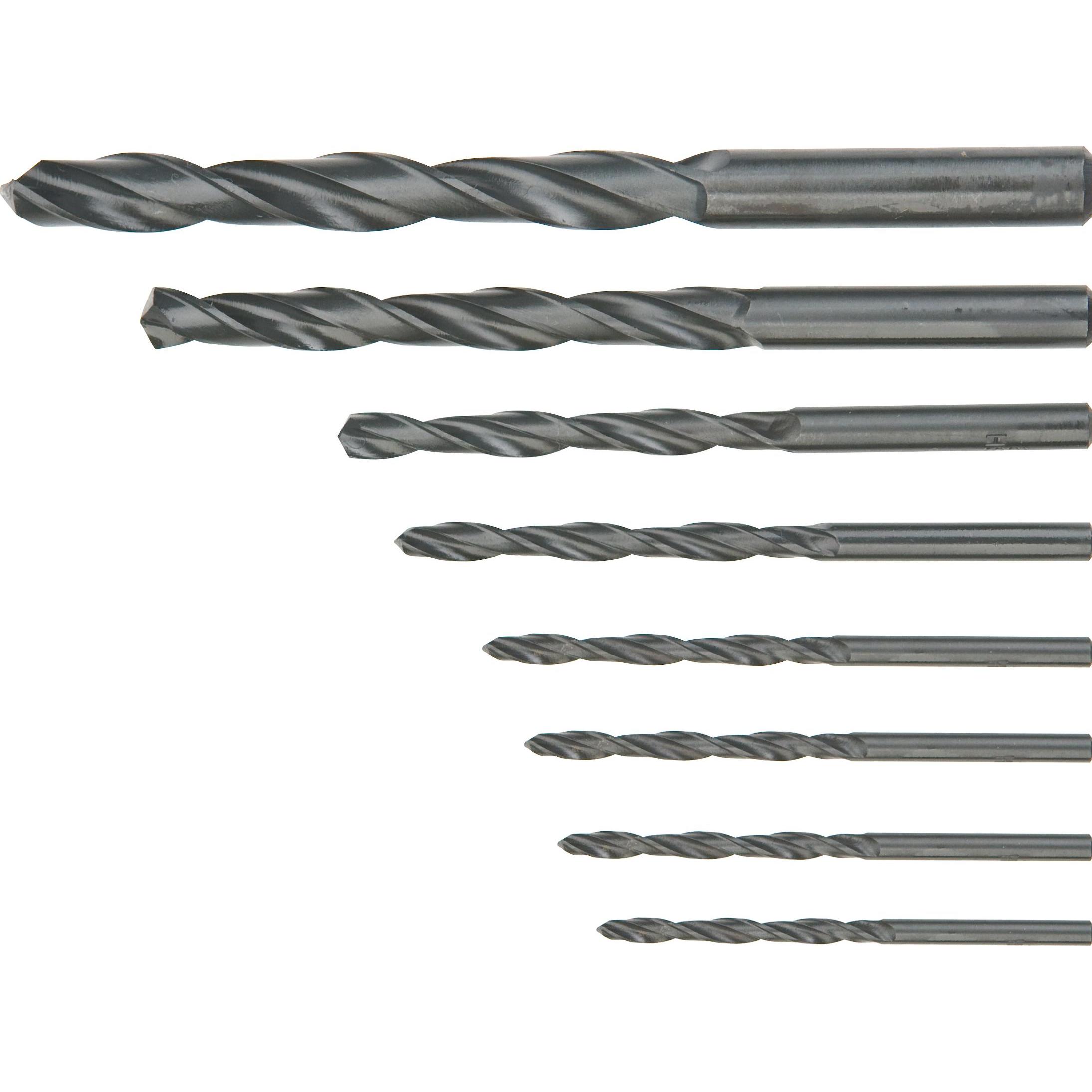 TOP Wiertło do metalu HSS walcowe 7 4 5 3 6 10 8 9mm komplektas (60H708) (3, 4, 5, 6, 7, 8, 10, 9 mm) (60H708)