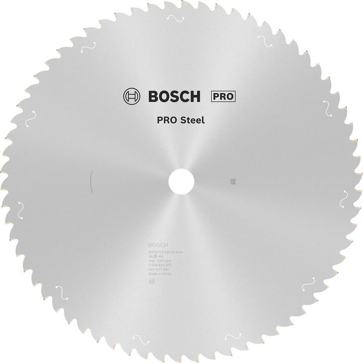 Produktbild Bosch Professional Zubehör PRO Steel Kreissägeblatt, 355 x 2,2 x 25,4 mm, T66