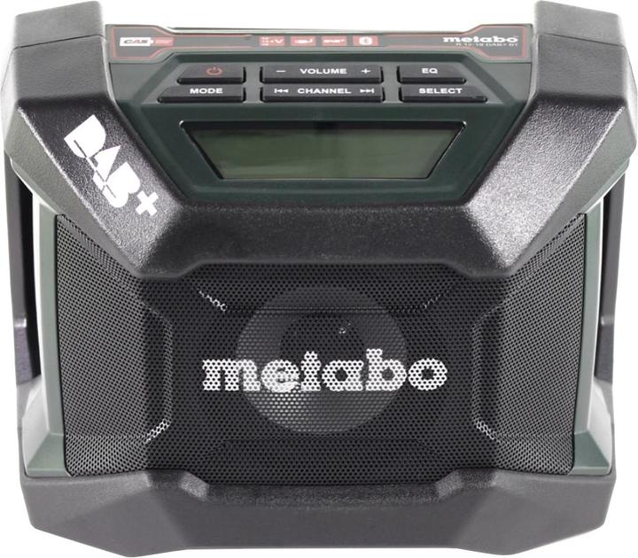 Metabo R 12-18 DAB+ BT Accu bouwplaatsradio 12-18 V DAB+ + 1x accu 4.0 Ah + lader (AM, DAB+, FM, Bluetooth)