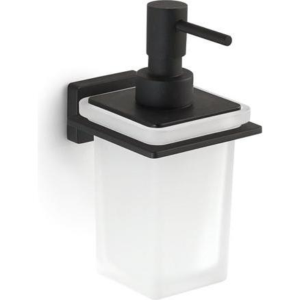 Gedy, Seifenspender + Seifenschale, Atena Soap Dispenser Matt Black