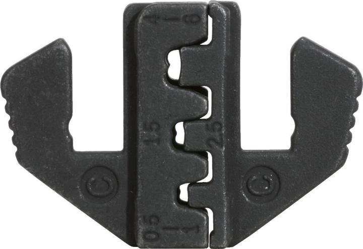 Actual product image KS Tools Pair of crimp inserts for blade terminals 4.8 and 6.3 mm, Ã˜ 0.5
