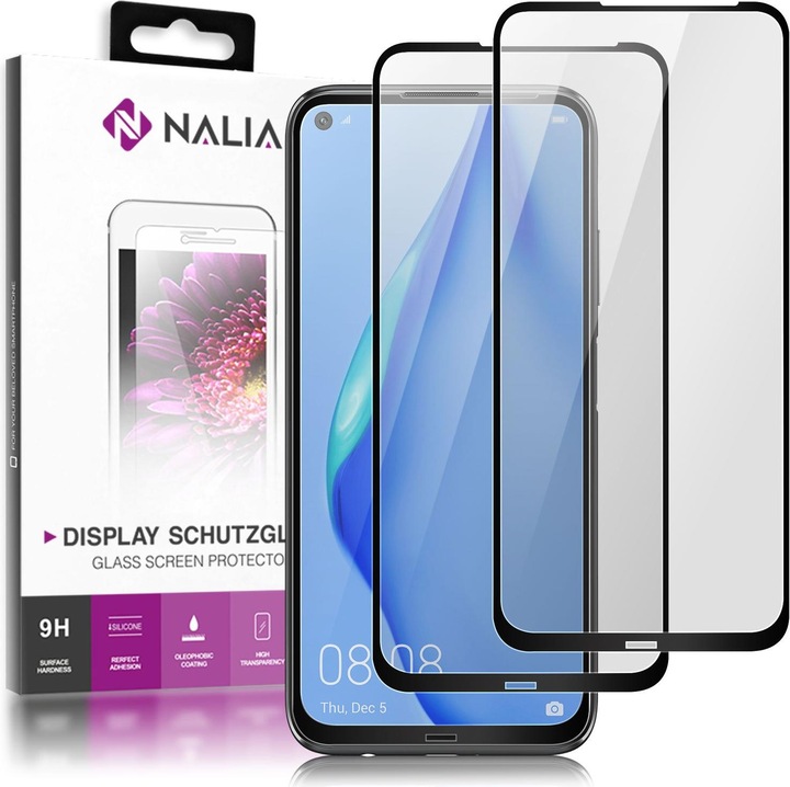 Actual product image Nalia Protective glass (2 Piece, Huawei P40 Lite)