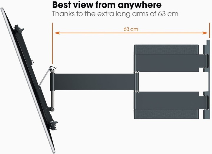 Produktbild Vogels Thin 545 (Wand, 65", 25 kg)