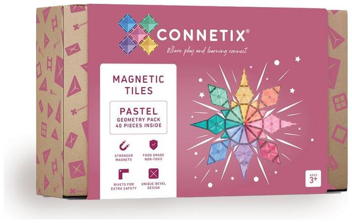 Connetix 40 pc Pastel Geometry Pack
