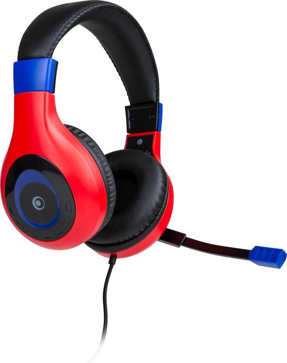 Produktbild Bigben Cuffie Stereo Gaming V1 Bicolor Mario Blu/Rosso Switch (Kabelgebunden)