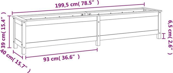 Produktbild vidaXL Hochbeet