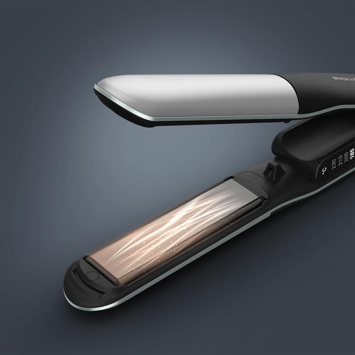 Produktbild Rowenta 2-in-1 Haarglätter aus Titan mit ergonomischem Design