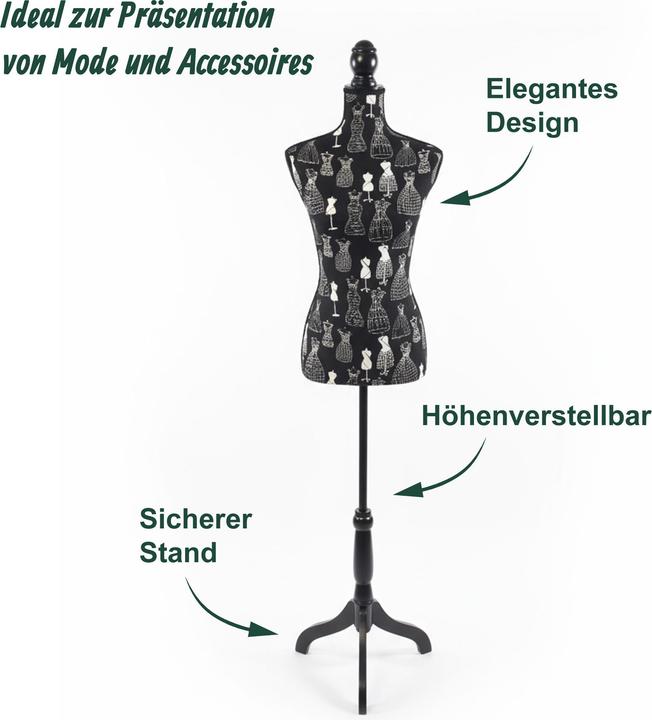 Immagine prodotto Relaxdays manichino da moda