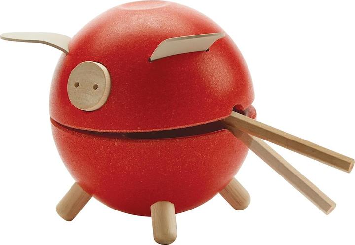 Produktbild Plantoys Sparschwein Rot