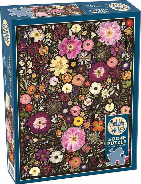 Produktbild Cobble Hill Blütenpresse: Zierblumen 500 Teile (500 Teile)