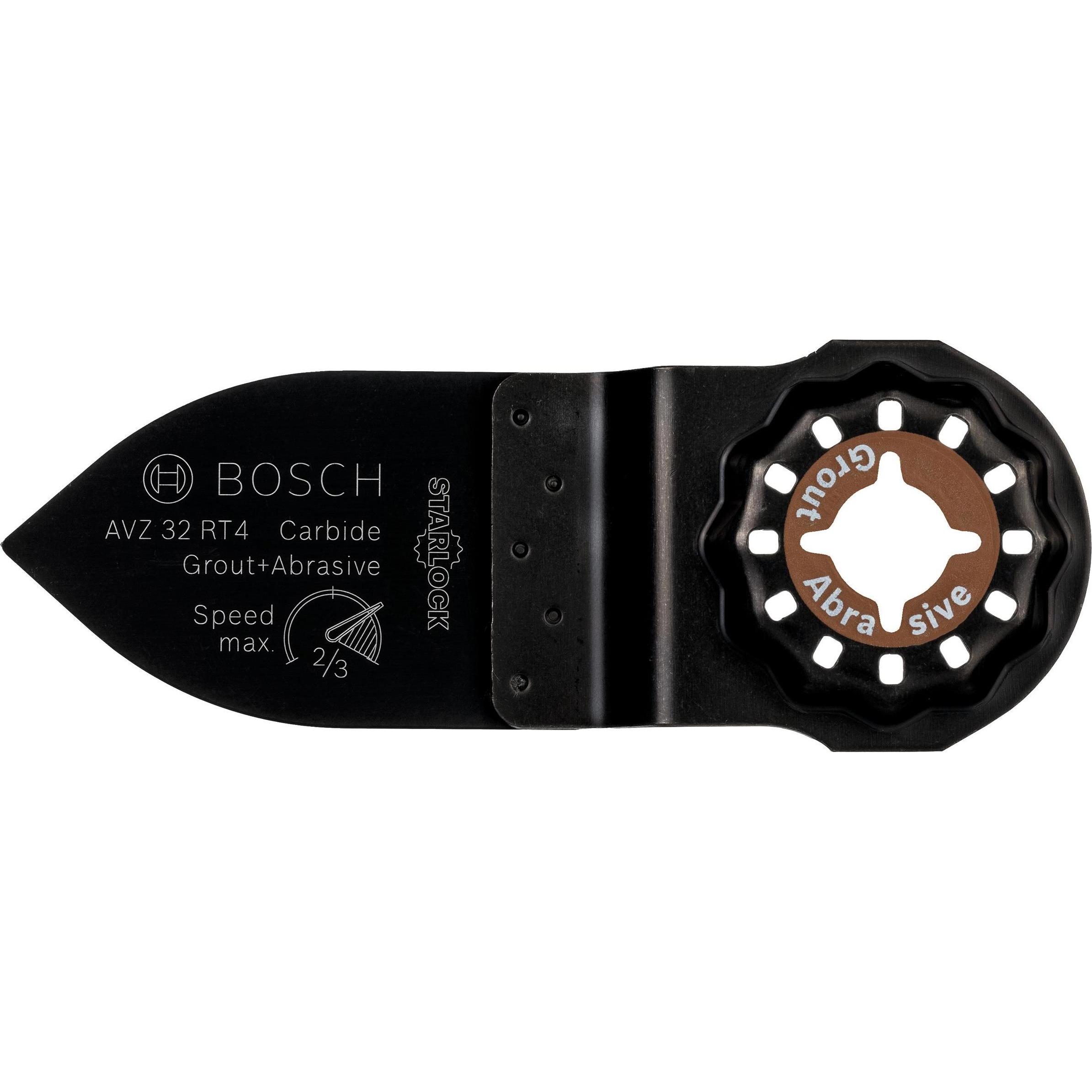 Bosch Professional Zubehör, Schleifmittel, Starlock Carbide-RIFF Schleiffinger AVZ 32 RT4, B: 32 mm, T: 50 mm