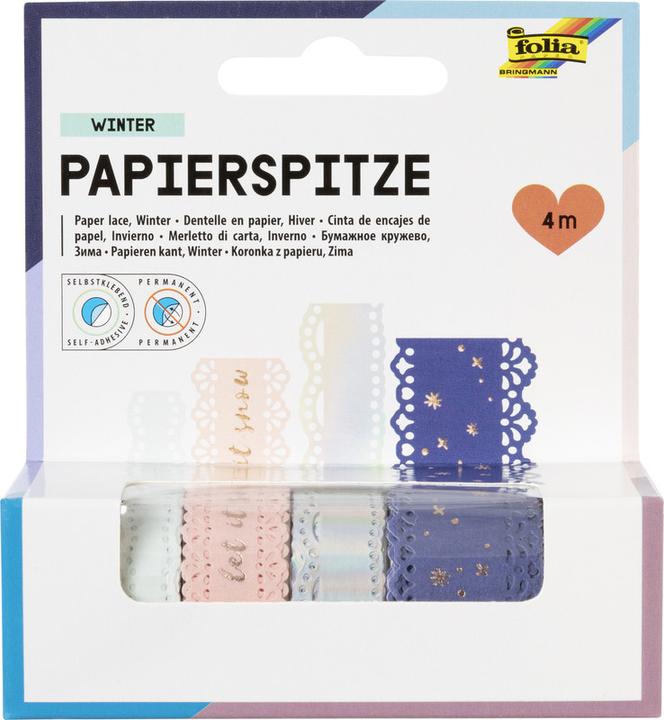 Image du produit Folia Pointe de papier WINTER, autocollante