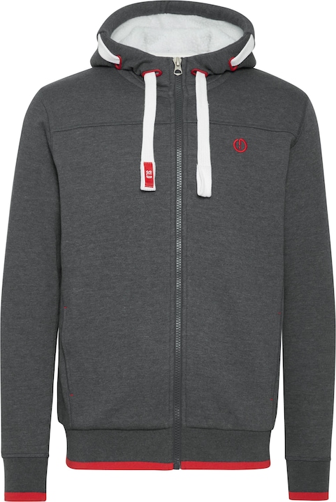 Image du produit Solid BenjaminZip Pile Veste En Sweat Avec Peau De Mouton Zippé Sweat-Shirt Pour Homme À CapucheDoub (M)