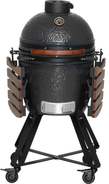 Actual product image Mustang Grill Kamado M Charcoal Charcoal Barbecue Grill Surface (Diameter)=380mm Grey (380 mm)