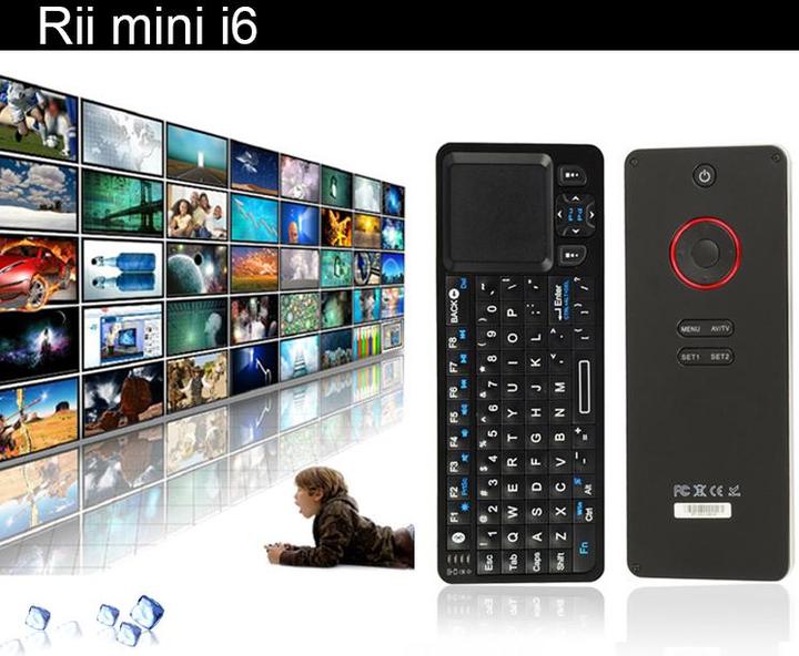 Produktbild Rii Mini i6 Bluetooth Tastatur mit IR-Fernbedienung (Fernbedienung)