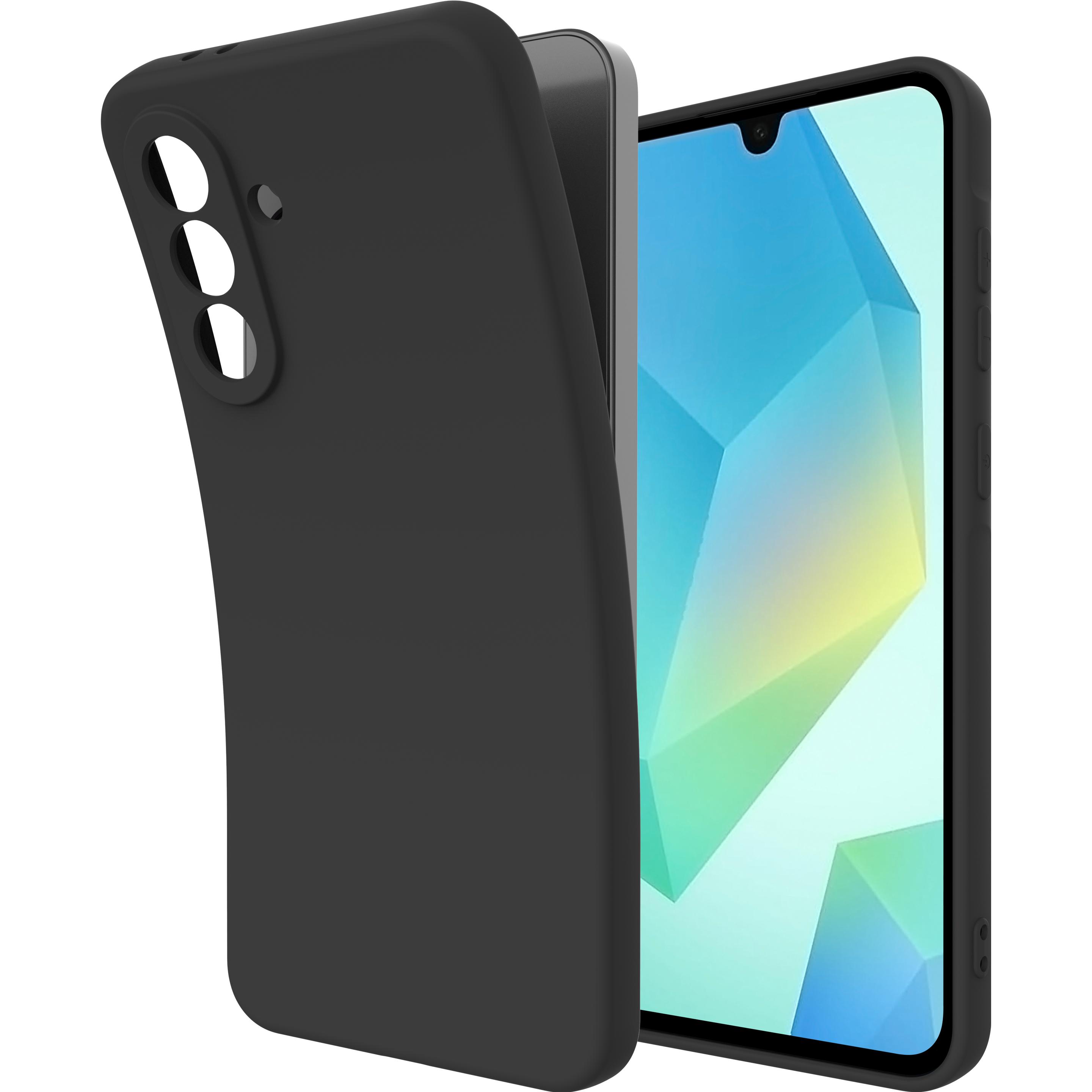 Cazy Silikon Hülle Soft TPU Schutz (Samsung Galaxy A56), Smartphone Hülle, Schwarz