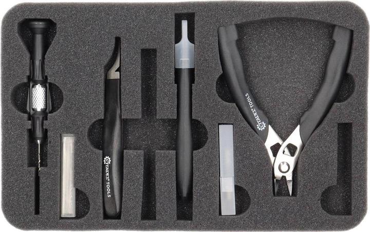 Produktbild Feldherr FSLB040P14 - Lagerbox FSLB040 für Bastelwerkzeuge + Farbfläschchen + Pinsel