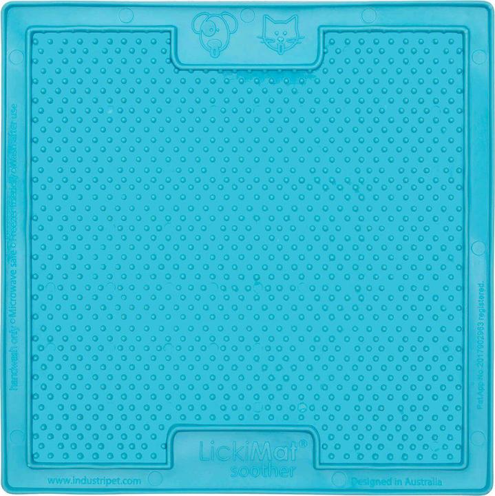 Immagine prodotto LickiMat LICKI MAT - Succhietto per cani azzurro 20X20Cm - (645.5344)