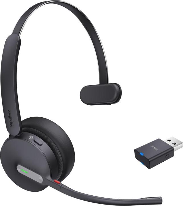 Actual product image Yealink WH64 Hybrid Mono Teams with charging station (Wireless, USB-C)