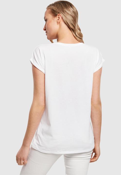 Produktbild Merchcode Ladies Merry Christmas And Happy Always Extended Shoulder Tee - 116937 (M)