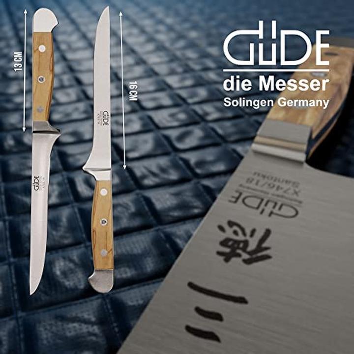 Produktbild Güde Solingen Alpha Ausbeinmesser 16 cm Olive (16 cm)